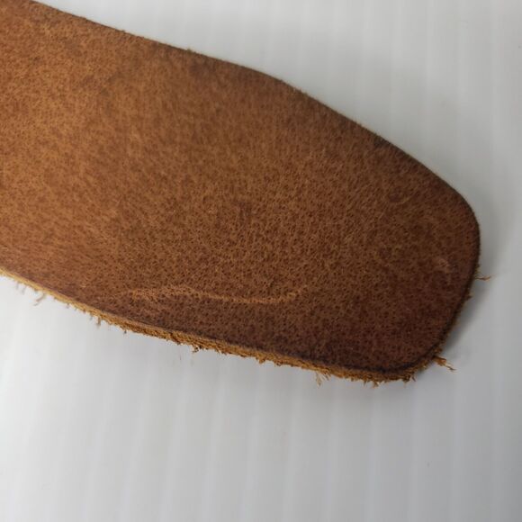 Vintage men genuine TIMBERLAND tan‎ leather belt size 36 - Picture 10 of 14